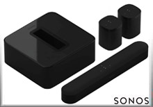 Sonos Beam + Sonos ON SL Par + Sonos SUB 3G
